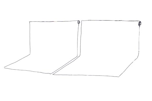 Dibujo de un cobertor para piscina publica