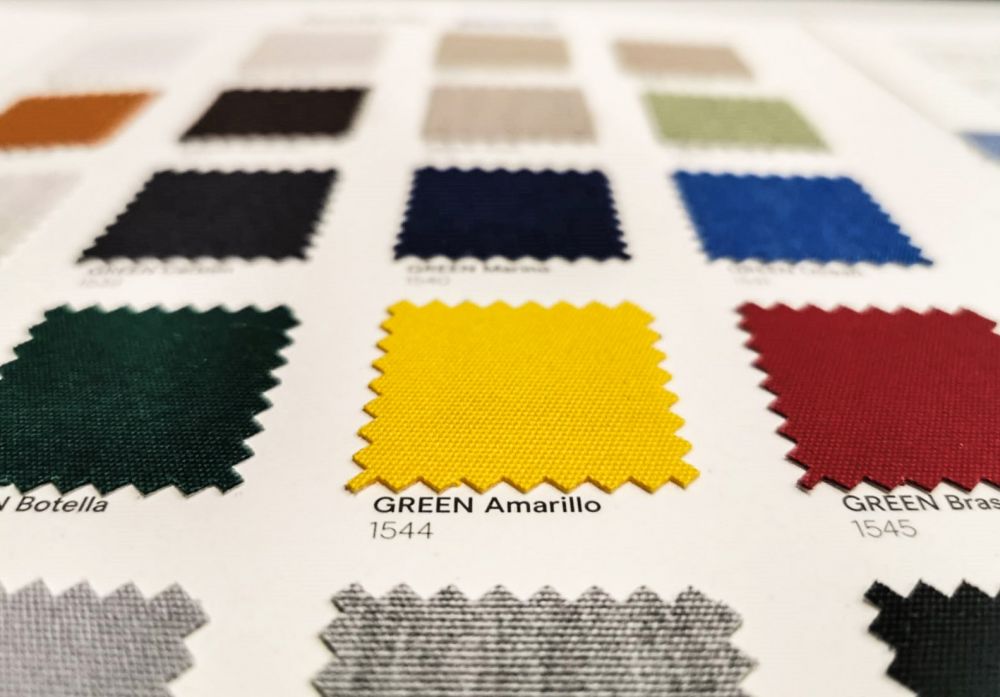 Colors of the new Green fabric
