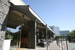 Eurosol 3000 toldo em um restaurante em Madrid