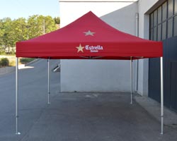 Sprint structure with advertising
