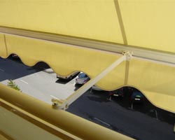 Awning eurosol stor yellow with flap and opening system