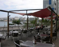Structure Lleida in bar terrace