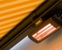 Toldo Ma6000 com acessório de aquecimento