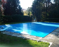 Macro Covered in Public Pool