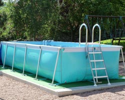 Piscina desmontable Nerea con escalera