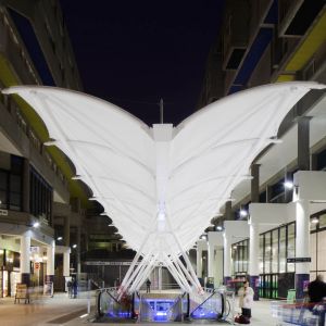 tensile structure Carrefour Saint Denis