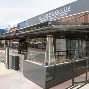 End of the Argus pergola with braces