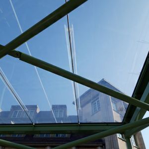 End of the ETFE covered building
