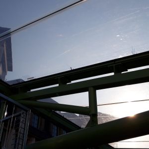 ETFE sheet that lets in natural light