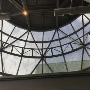 Top of the building from the inside.