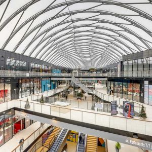 Roof of the Shopping Centre from the inside.