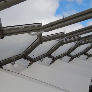 ETFE cushions and PVC canvas in the Vasco da Gama Tower.