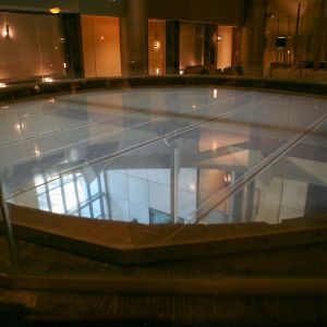 Transparent ETFE film on the skylight