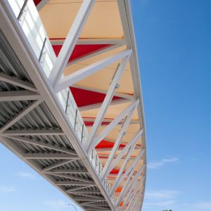 The other side of the footbridge.