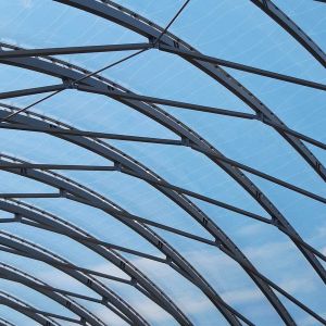 Transparency of the cover ETFE cushions.