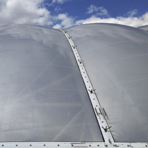 ETFE cushions from outside.
