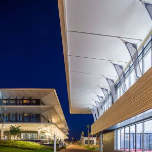 Library and main campus building