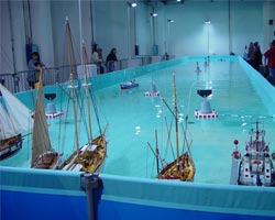 Piscina desmontable interior para eventos