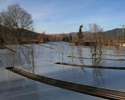 Cubierta etfe en restaurante les cols